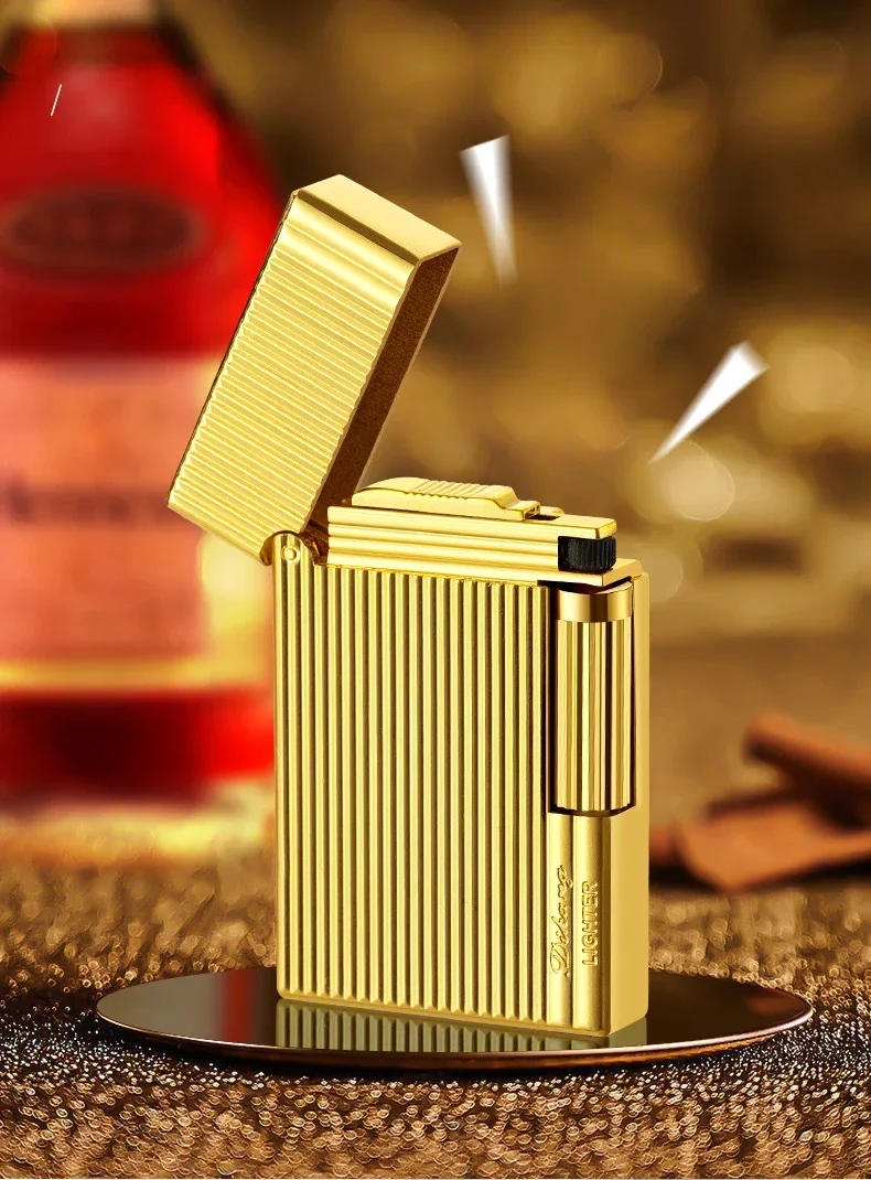 Description Picture 6 of itemDragon Gas Lighter Metal Grinding Jet Gas Flint Lighter Butane Metal Emboss PING Bright Sound Cigarette Cigar Lighter Inflated