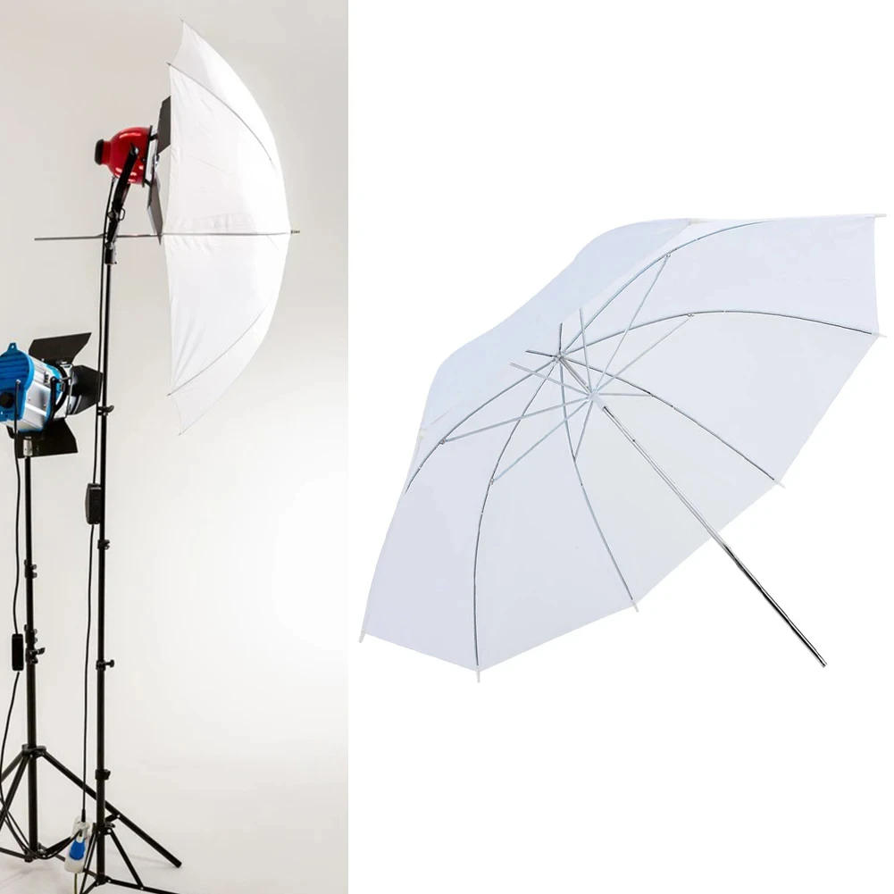 Description Picture 2 of item20inch Photo Studio Lighting Flash Translucent White Shooting Daylight Reflector Foldable Soft Umbrella For Photography