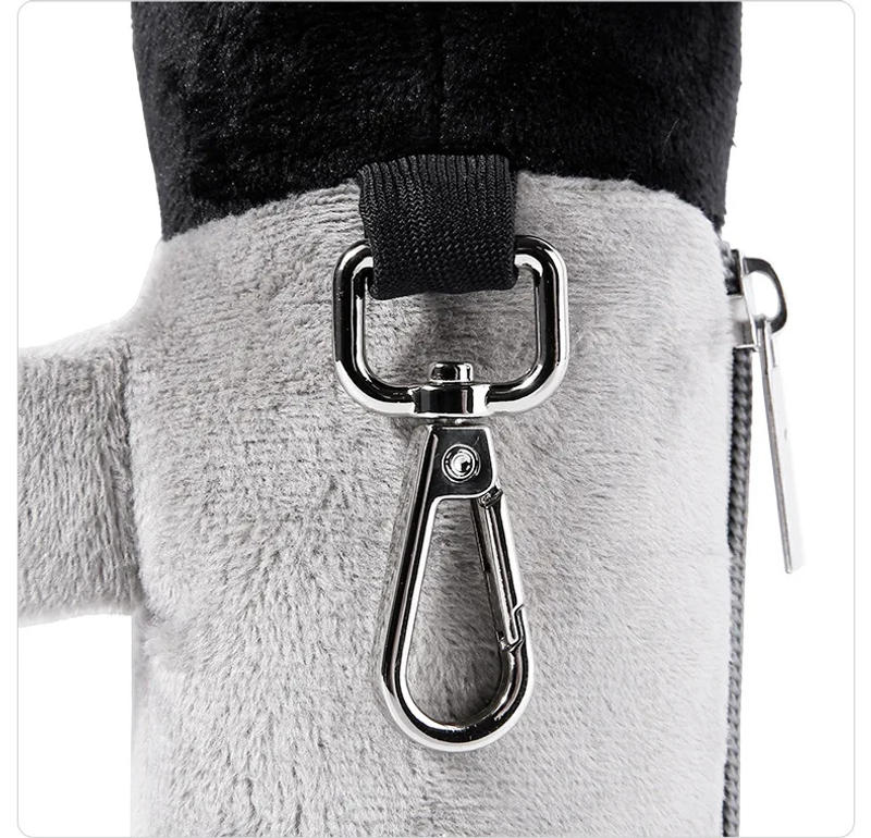 Description Picture 5 of itemPGM Golf Knitted Ball Cover Men and Women's Doll Ball Clips Fashion Waist Bag Pendant Portable Buckle Chain Mini Pendant Compact