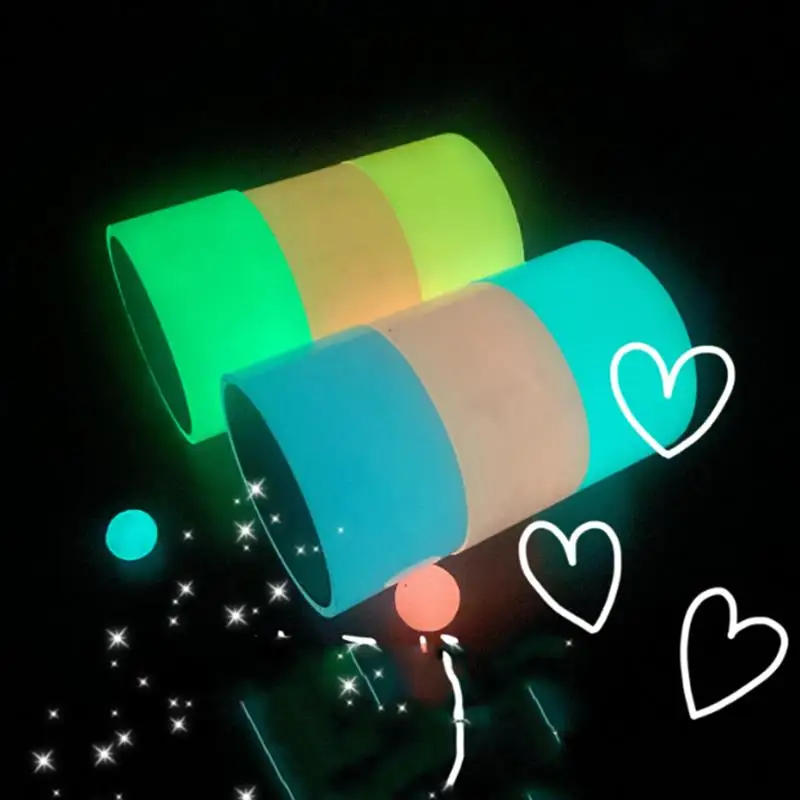 Description Picture 4 of item10m Luminous Colorful Sticky Ball Tape Decompression Ball Tape Funny Decorative Colored Ball Tape Toys Funny Gift For Kids Adult