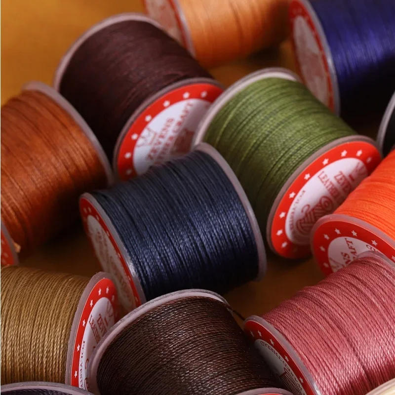 Description Picture 4 of itemSewing Wax Thread, Non-splitting 0.4 0.5 0.6mm Polyester Rope for Leather Sewing Tie String Sintered Waxed (20m, 0.4-0.5-0.6mm)