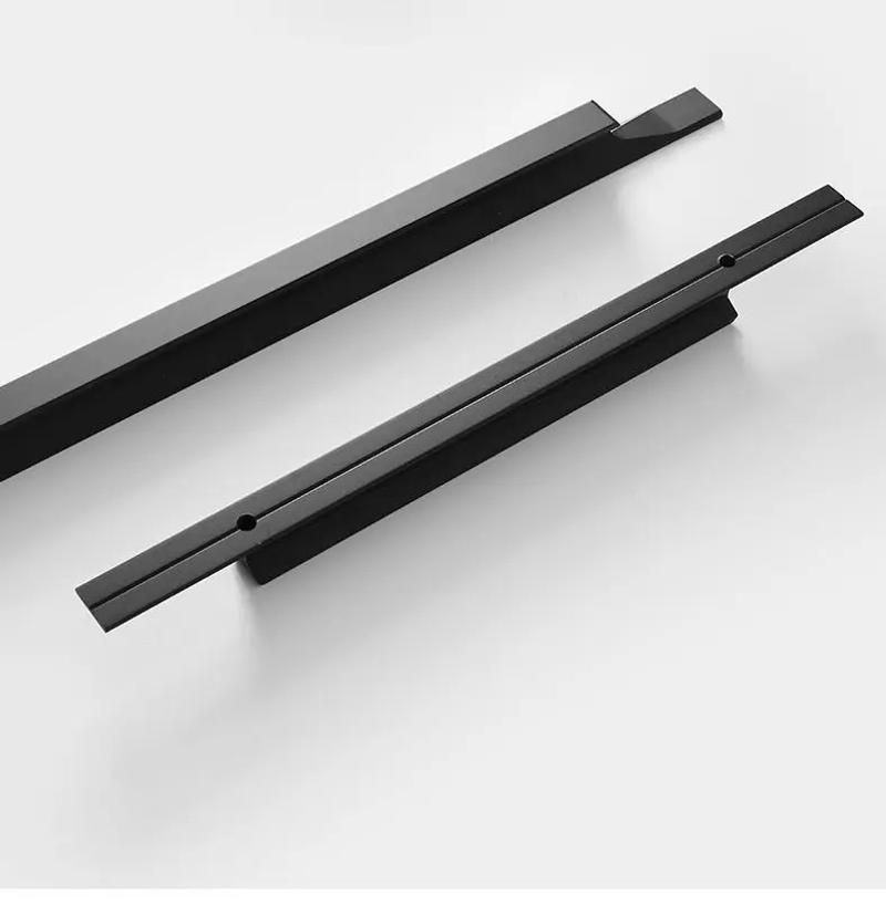 Description Picture 4 of itemHole free aluminum alloy door handle wardrobe door TV cabinet refrigerator door window balcony sliding door handle