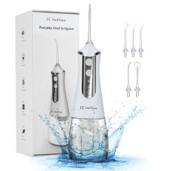 Dropshipping Oral Irrigator Water Flosser Dental Water Jet CleaningTeeth Floss Pick 5 Nozzles Mouth Washing Machine Thread