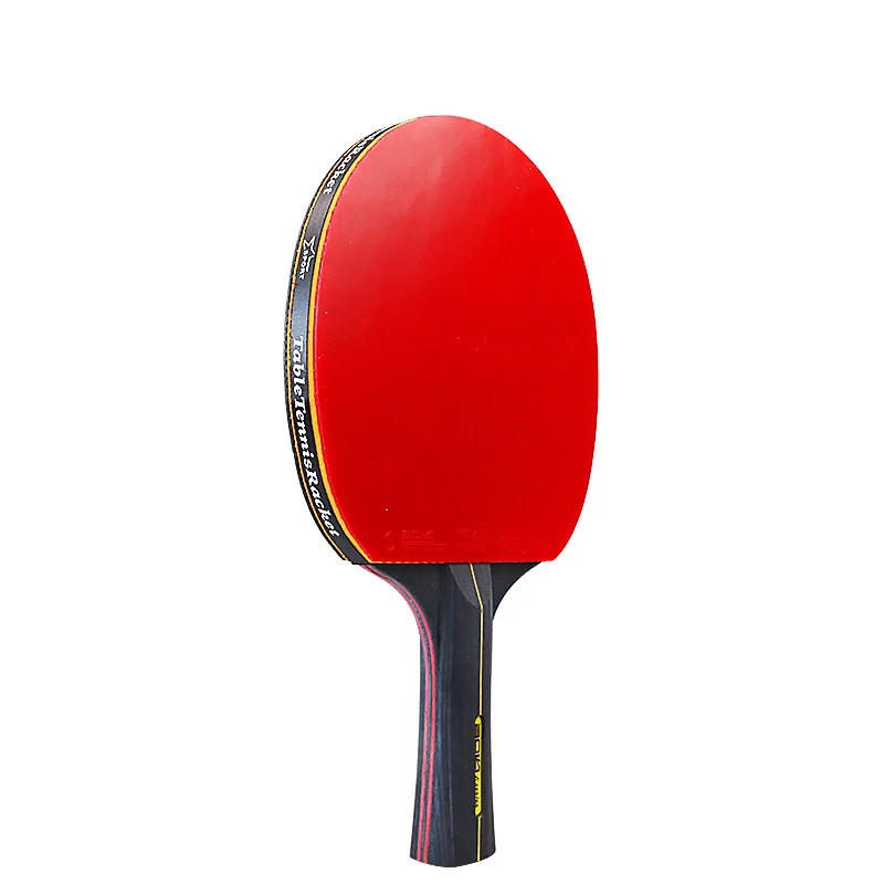 Description Picture 3 of item2Pcs Professional Table Tennis Rackets, 6 Star Table Tennis Racket, Double Sided Rubber Paddle With Bag