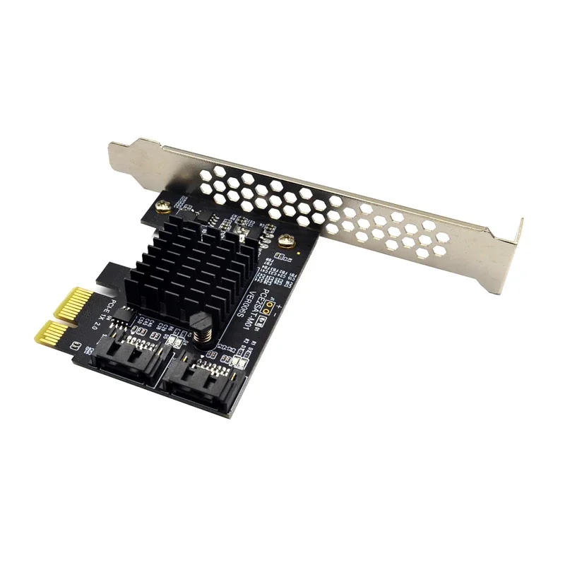 Description Picture 5 of itemPCIE to SATA Expansion Card Marvell 9125 Chip PCI Express X1 to 2 Port SATA 3.0 6Gb Adapter Controller PCI-E SATA Extension Card