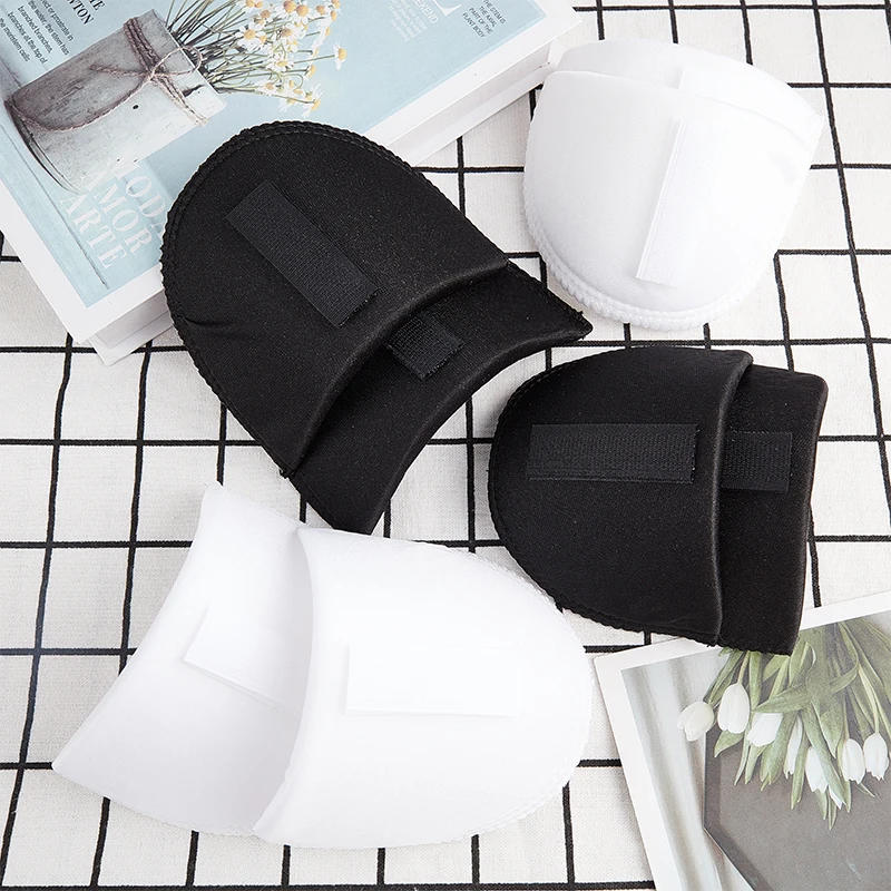 Description Picture 3 of item1Pair Sponge Shoulder Pad / thin Shoulder Pad Thick Shoulder Pad Summer And Winter Suit T-shirt shirt Clothes Thin Sponge Pad