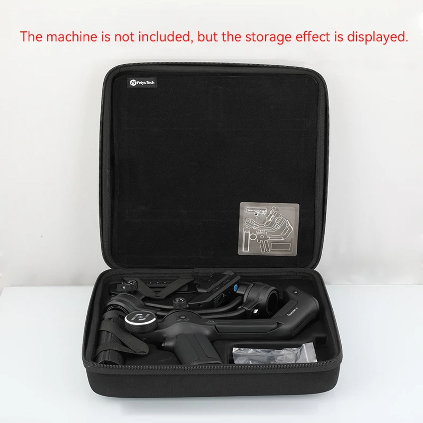 Description Picture 4 of itemFeiyuTech SCORP-C Portable Travel Container Carrying Case velvet Strap for SCORP-C/SCORP Handheld Gimbal Storage Bag