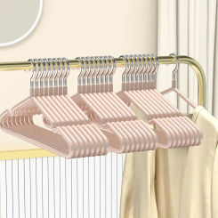 Bold clothes hanger for home hanging clothes for adults, non-slip, traceless, anti-shoulder corner clothes drying rack, stude...