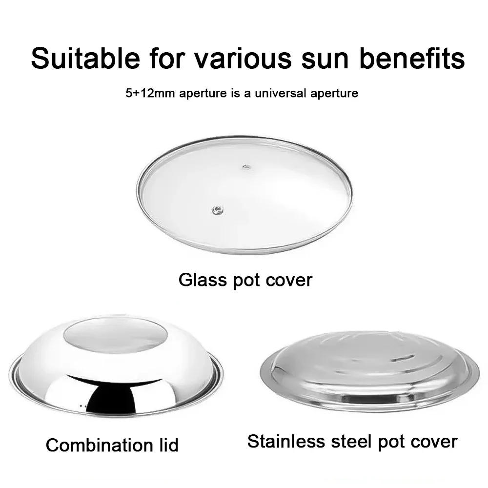 Description Picture 5 of itemUniversal Lib Cover Knob Cap Heat-Resistant Cooking Pot Pan Lid Knob Replacement Lifting Handle Kitchen Silica Cookware Handgrip