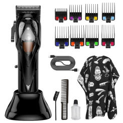 2023  NEW HAIR CLIPPER 10000RPM Microchipped Magnetic Motor Hair Clippers with 2500mAh Battery