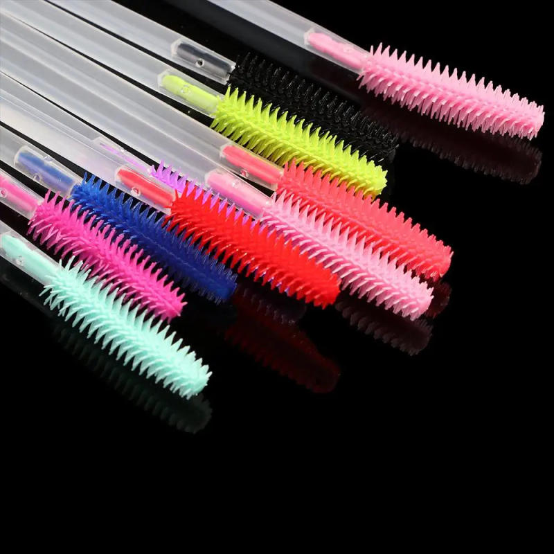 Description Picture 5 of itemEyebrow Comb Cosmetic Brushes for Eyelash Extension Mascara Wand Applicator Disposable Eyebrow Brush Spoolers Eye Lashes