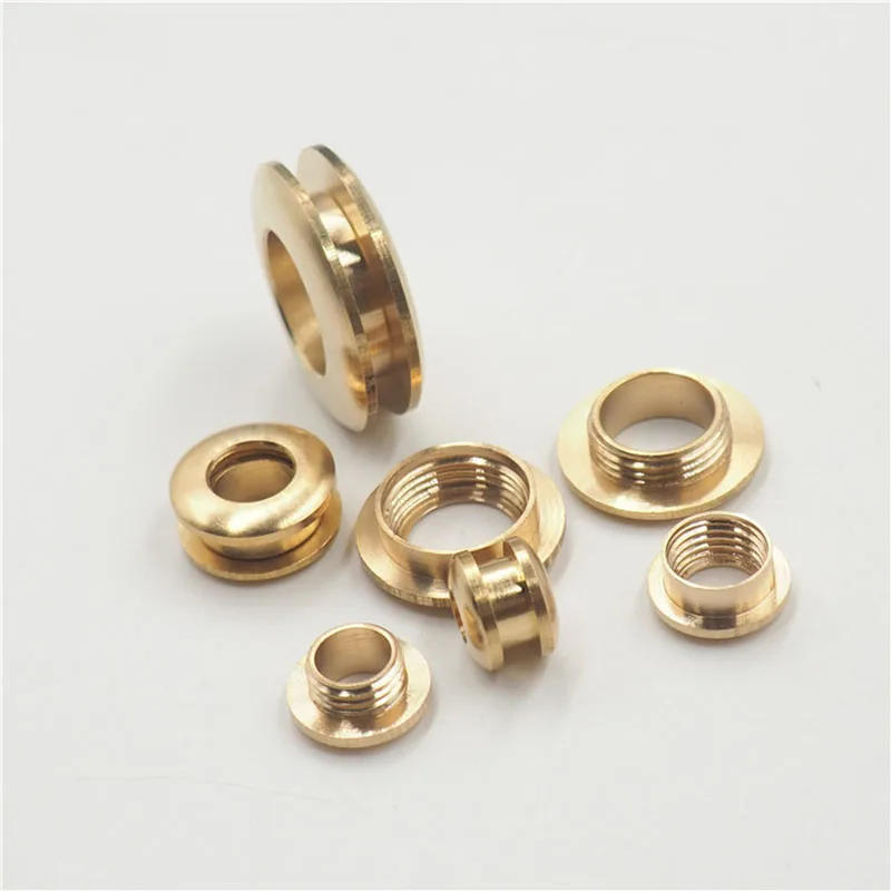 Description Picture 3 of itemSolid Brass screw back Eyelets with washer grommets Leather Craft accessory for bag garment shoe clothes jeans decoration