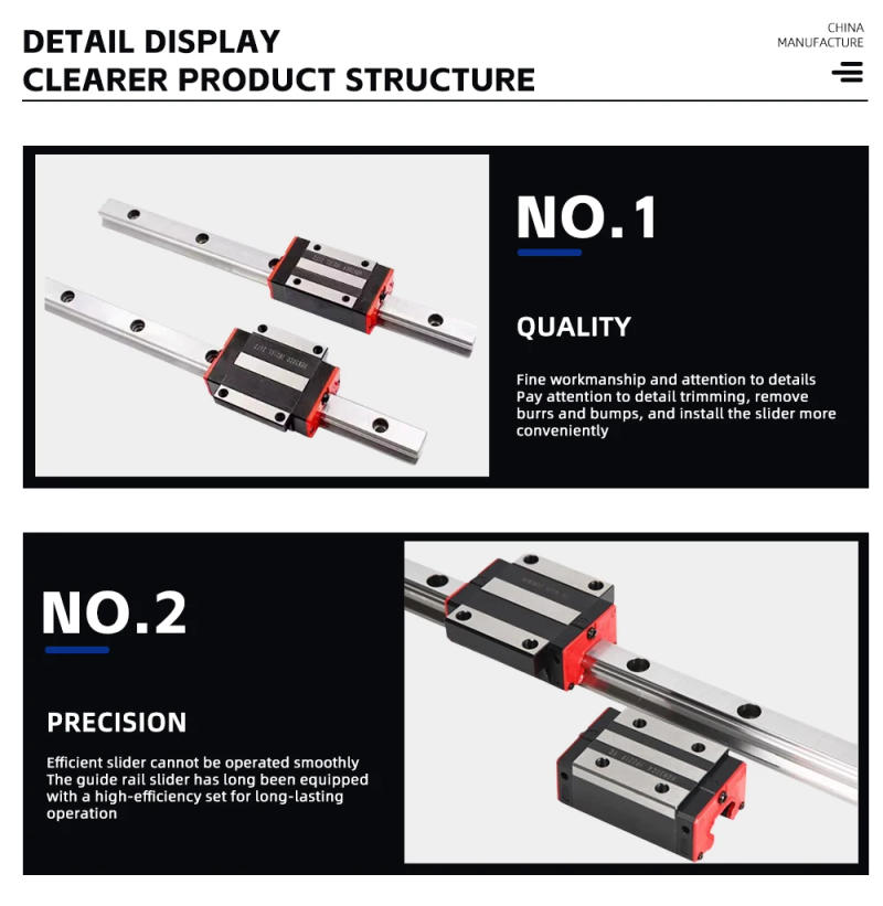 Description Picture 6 of item1pc HGH25CA HGW25CC Slider Block Match Use HGR25 Linear Guide For Linear Rail CNC Diy Parts