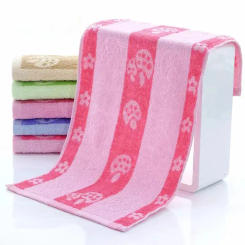 2pcs Cotton Towel Mushroom Style Absorbent Towel Quick Absorbent Soft Quick Dry Face Towel Bathroom Hotel Travel Supply