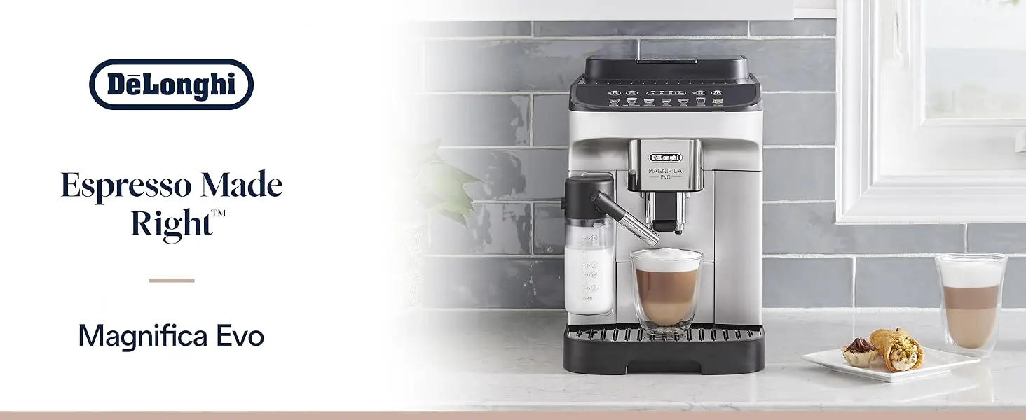 Description Picture 2 of itemEspresso & Coffee Machine with Automatic Milk Frother for Latte, Cappuccino, Iced Coffee, Built-in Grinder, ECAM29084SB