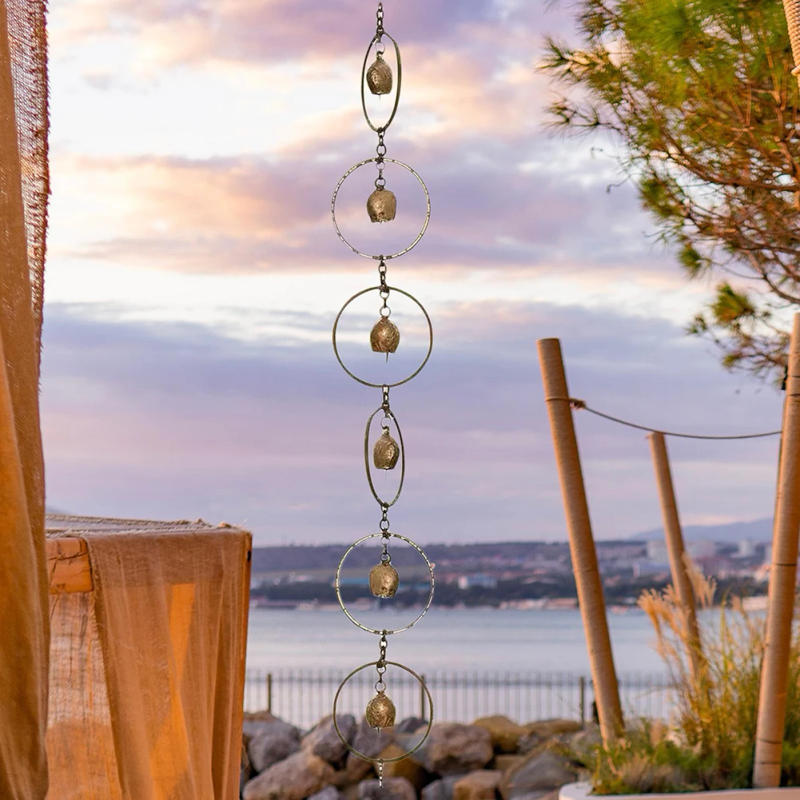 Description Picture 4 of item1pcs Functional And Decorative Rain Chains For Outdoor Use Easy 1M Metal Rainwater Drainage Chain Outdoor Decoration