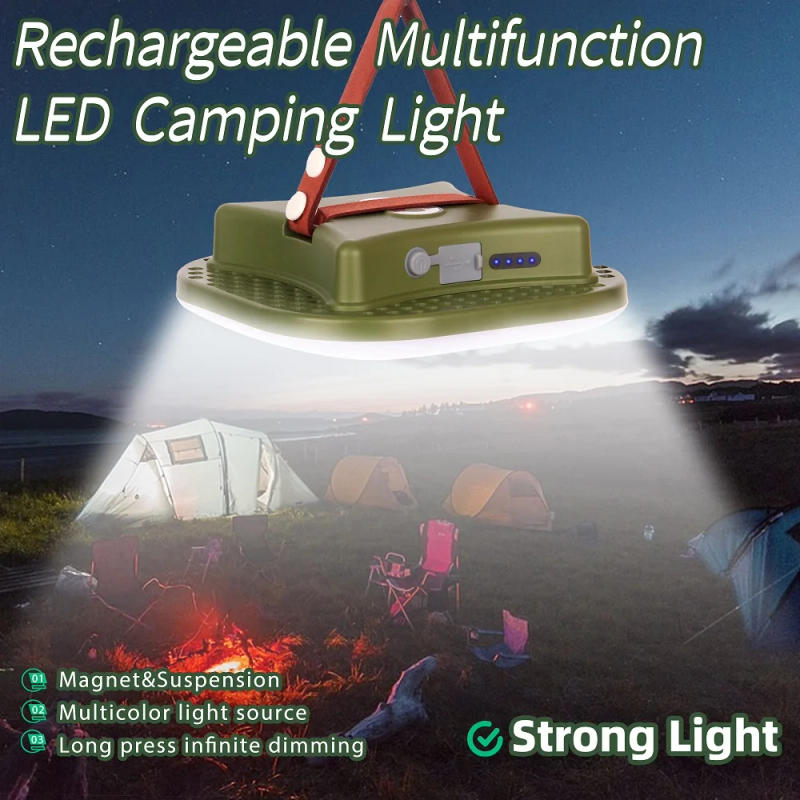 Description Picture 2 of itemMOSLIGHTING 80W Camping Lantern Portable Flashlights Rechargeable Light IPX65 Waterproof with 4 Modes Dimmable Hanging Tent Lamp