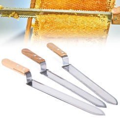 40cm Honey Cutting Knife Stainless Steel Bee Honey Uncapping Scraping Knife Bee Hive Scraper Equipment Cutter Beekeeping Tools