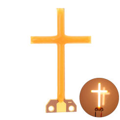 DIY Bulb Accessories 3V LED Flexible Cross Filament Candle Diode Holiday Party Bar Decoration Atmosphere Light