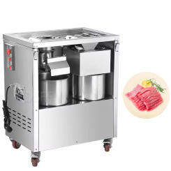 Stainless Steel Meat Shredder, Commercial Fresh Meat Slicer, Electric Vegetable Cutting Machine