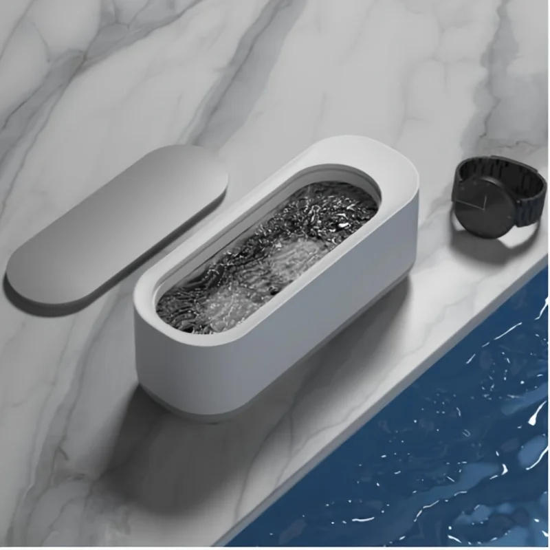 Description Picture 5 of itemUltrasonic Cleaning Machine 45000Hz High Frequency Vibration Wash Cleaner Washing Jewelry Glasses Watch Ring Dentures Cleaner