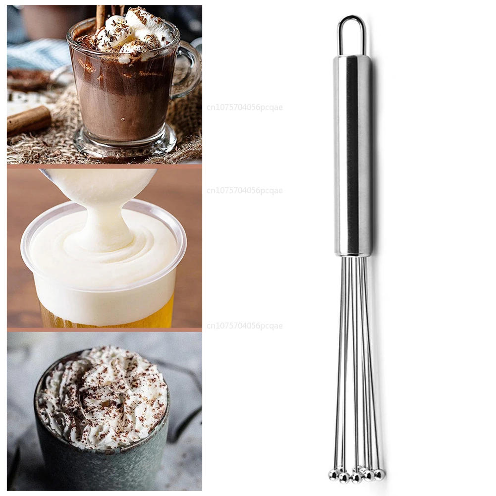 Description Picture 6 of itemStainless Steel Egg Stirring Rod Whisk Manual Butter Butter Flour Mixing Kitchen Mixer Baking Tools Cooking Tools