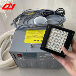 80*60mm UVLED Curing Light For UV Flatbed Printer Ink Fast Drying Advertising Printing Photo Machine UVLamp WaterCooling System