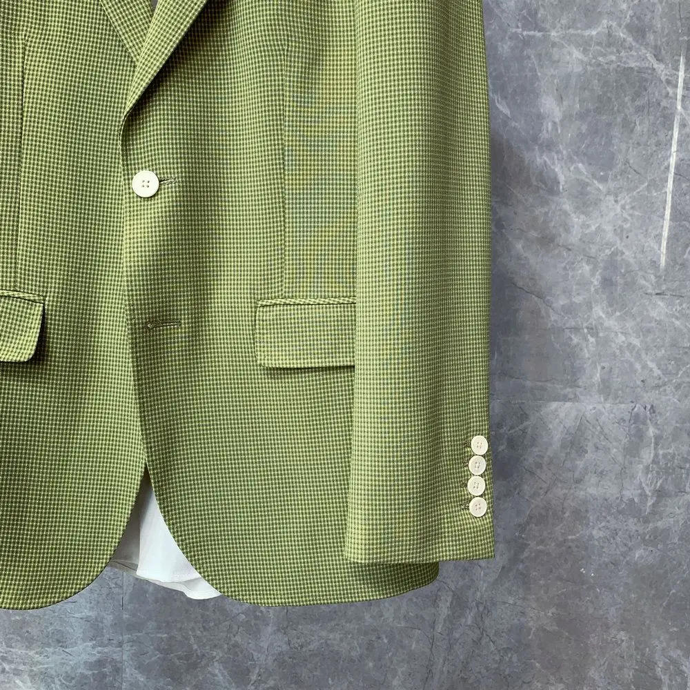 Description Picture 5 of itemSingle row two button large pocket suit men's casual slim fit suit men's jacket  mens blazer jacket  suit for men
