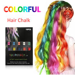 10/1PCS Children Multi Color Hair Dye Comb Fashion Makeup Colored Mascara Chalks To Dye Disposable Hair Dyeing Combs Girls Gifts