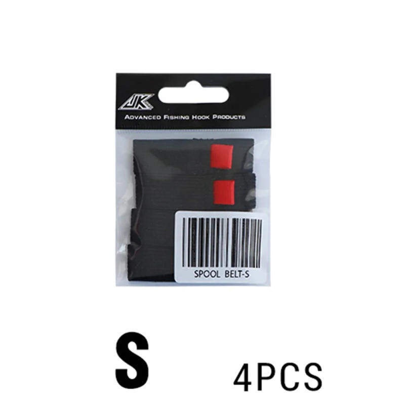 Description Picture 4 of item4pcs/Set Fishing Spool Belt Fishing Reel Elastic Fishing Wheel Protection Belt Band Pole Holder Fastener Fish Tackle Tool