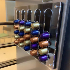 Pods Coffee Capsule Storage Display Rack Wall-mounted Transparent Coffee Capsule Holder Coffeeware Nespresso Capsule Holder
