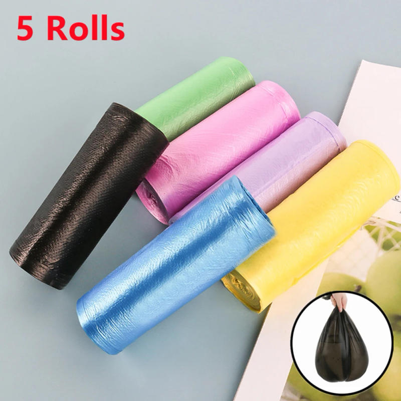 Description Picture 2 of item5 Rolls Portable Camping Festival Toilet Home Clean Composting Biodegradable Bag Outdoor Tool