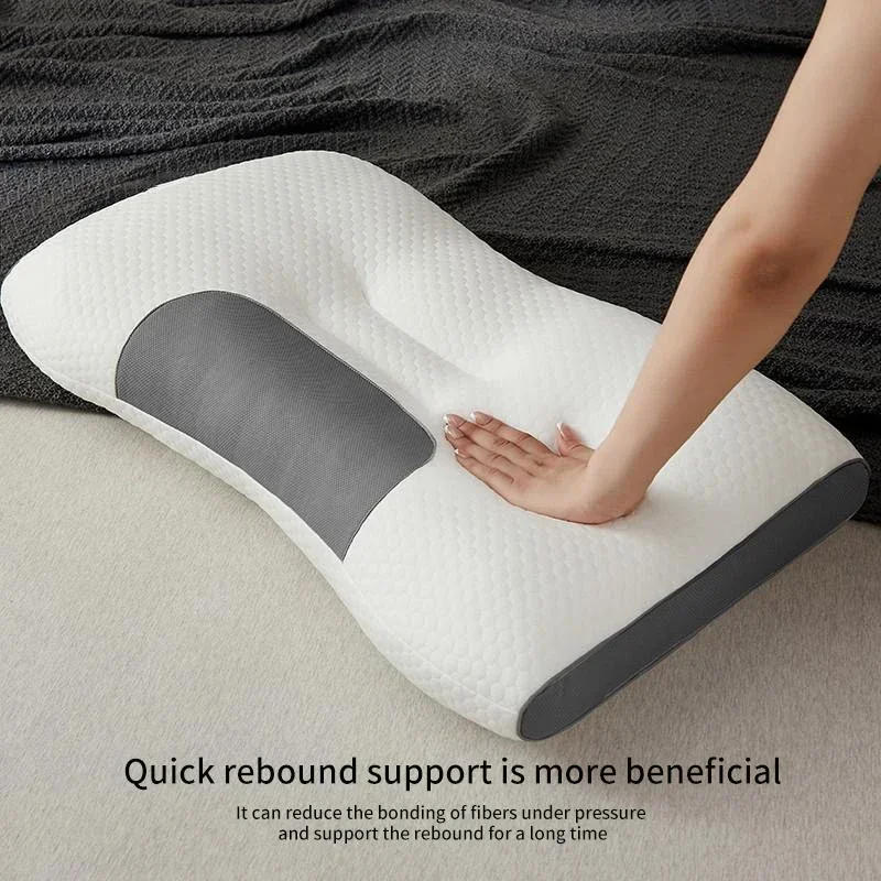 Description Picture 5 of itemCervical Orthopedic Neck Pillow Help Sleep And Protect The Pillow Neck Household Soybean Fiber SPA Massage Pillow For Sleeping