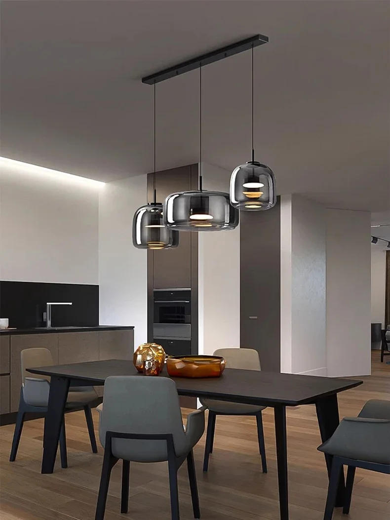 Description Picture 2 of itemKitchen Island Pendant Lighting Modern Ceiling Lamp Crystal Chandelier Balcony Corridor Simple Lantern Hanging Fixture for Home