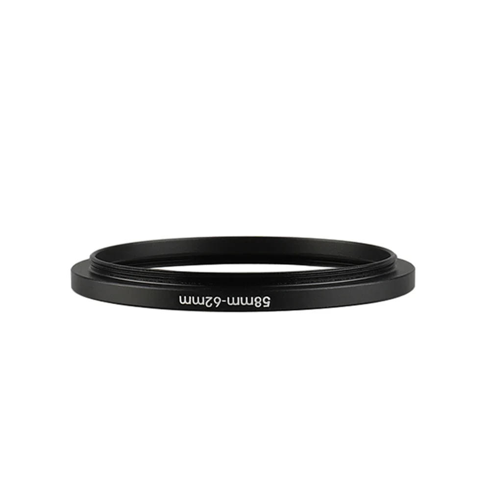 Description Picture 5 of itemAluminum Black Step Up Filter Ring 58mm-62mm 58-62 mm 58 to 62 Filter Adapter Lens Adapter for Iconic Brand Nikon Iconic Brand DSLR Camera Lens