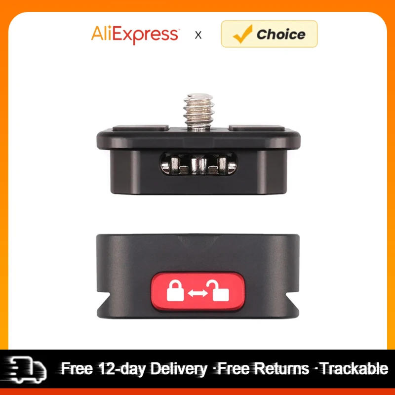 Description Picture 4 of itemQuick Release Plate Tripod QR Plate Camera Mount Adapter Quick Setup Aluminum Alloy for DSLR Camera Tripod Gimbal Stabilizer