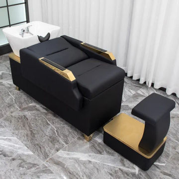 Luxury Sink Modern Shampoo Bed Washing Hair Thai Massage Shampoo Bed Beauty Salon Cadeira De Barbeiro Salon Furniture