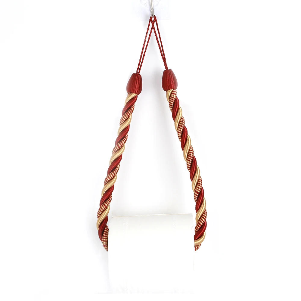 Description Picture 3 of item1PC Paper Towel Holders Towel Rack Bathroom Towel Hook Toilet Paper Holder Towel Rack Toilet Rope give away Nail-free hook up