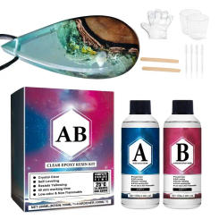 Cast Epoxy Resin Kit High Gloss Bubble-Free Resin Supplies High Gloss Bubble Free Resin Supplies For Craft River Table Wood