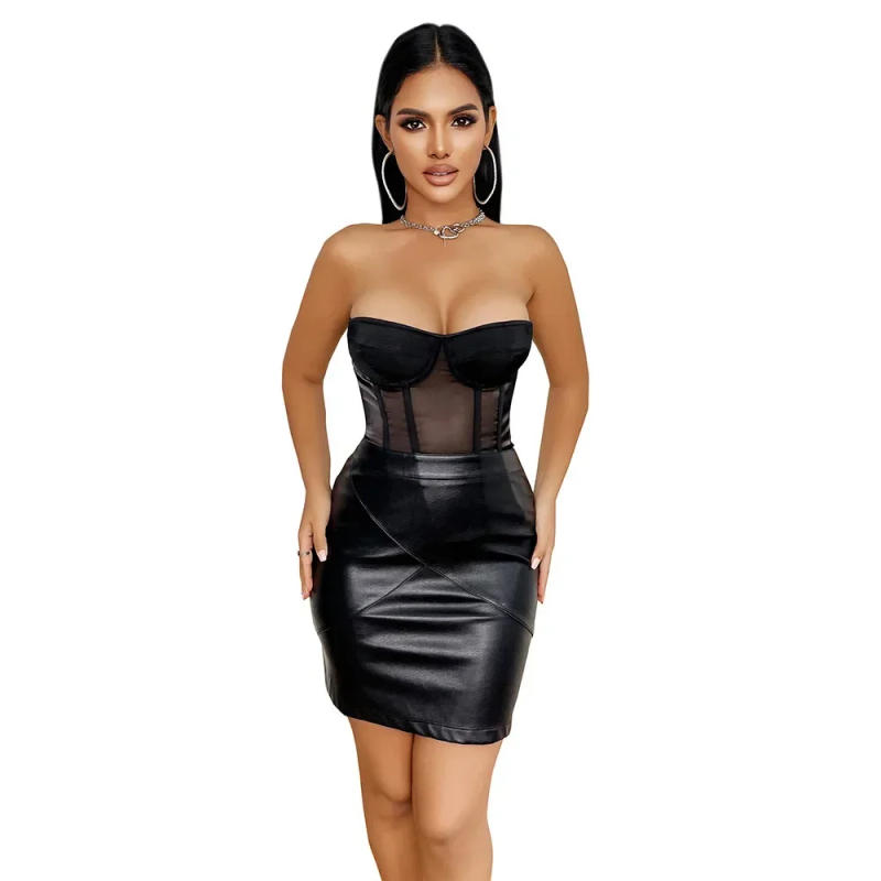 Description Picture 3 of itemWomen Corset Top Sexy Lace Up Overbust Bustier Bra Push Up Lingerie Breathable Mesh Body Shaper Corselet Plus Size