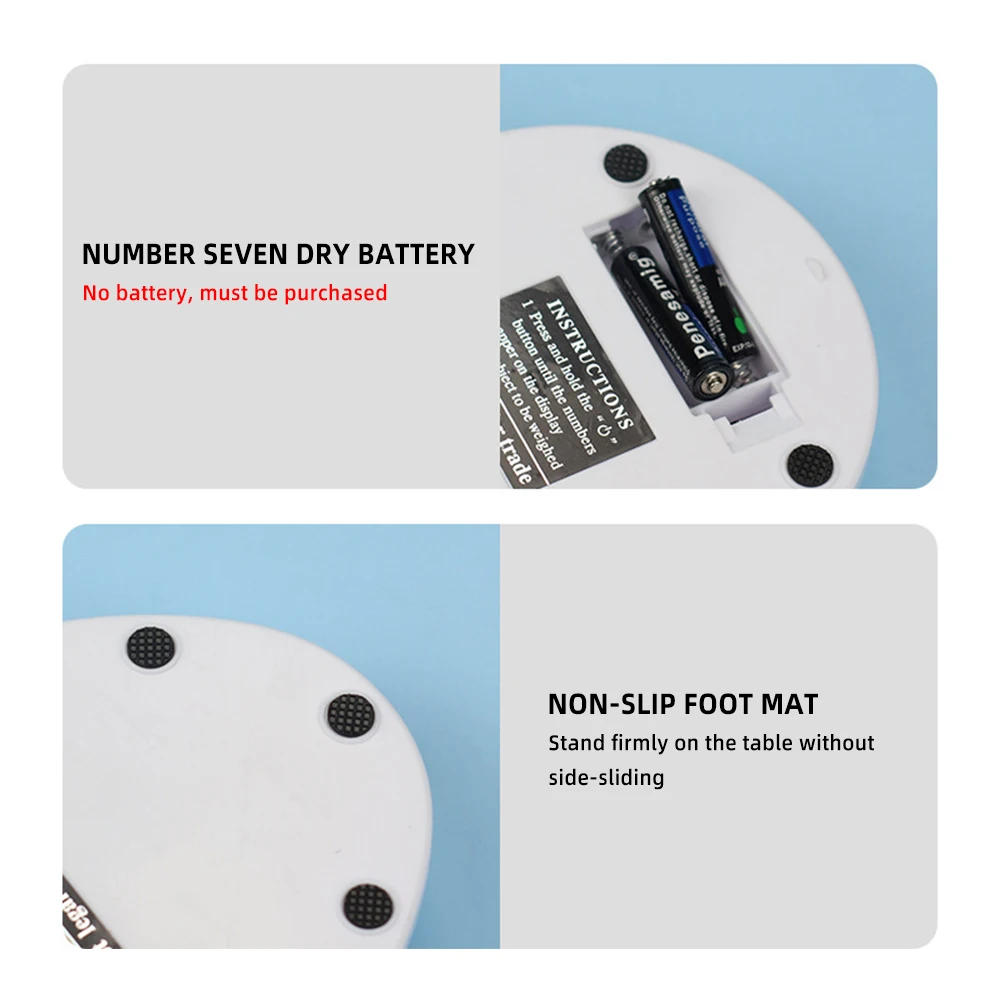 Description Picture 4 of item1g/5kg Electronic Scale Portable Digital Scale Food Balance Measuring Weight Kitchen Scales Small Scale Weighing In Grams