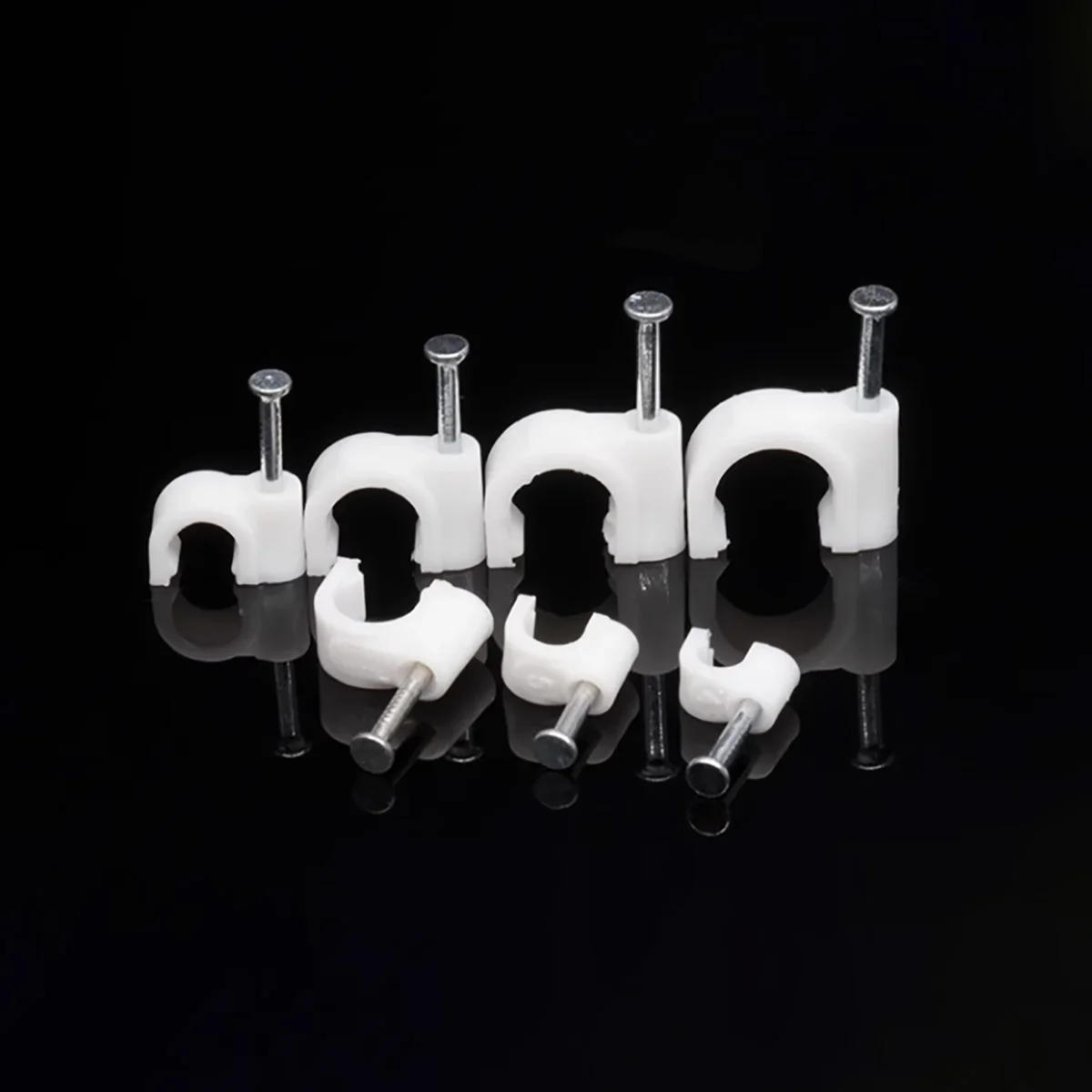 Description Picture 6 of itemSteel Nail Wire Clip Circular Fixing Network Cable Processor