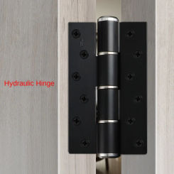 2pcs 50-75Kg hydraulic pressure Invisible Door Self-Closing Hinge Door Closer Self-Rebound Closed Wooden Door Dark Hinge