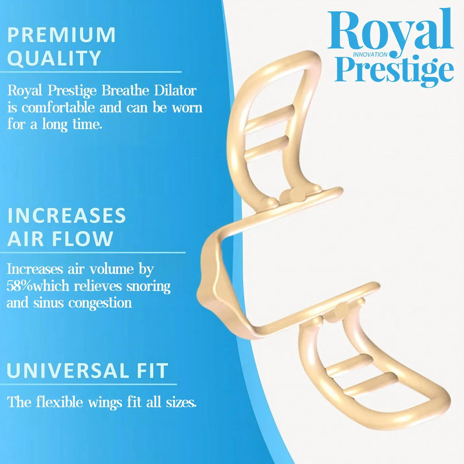 Description Picture 6 of itemSnore Stopper Nasal Dilator for Snore Reduction Increases Airflow Anti Snoring Devices Silicone Nose Clip Improve Sleep&Snoring