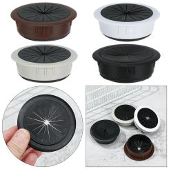 Hardware Organizer Office Cable Clamp Wire Hole Cover Computer Grommet Desk Table Cable Fastener Line Box