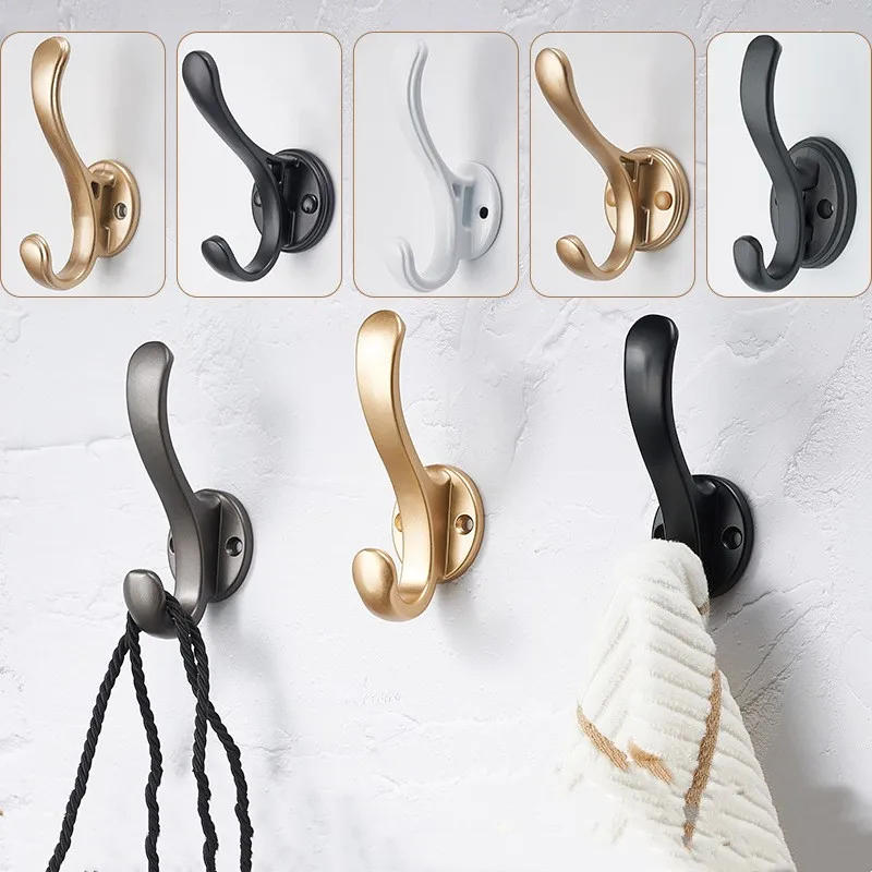 Description Picture 2 of itemNordic Different Colors Hallway Hook Clothes Hanger Bathroom Towel Hook Living Room Door Back Simple Storage Hook