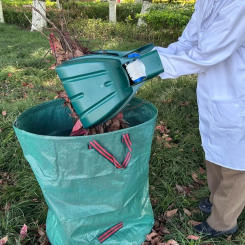 Portable Leaf Hand Rakes Rubbish Pick Up Grabber Leaf Collector Scoops Gather Leaves Hand Held Collector for Garden Cleaning