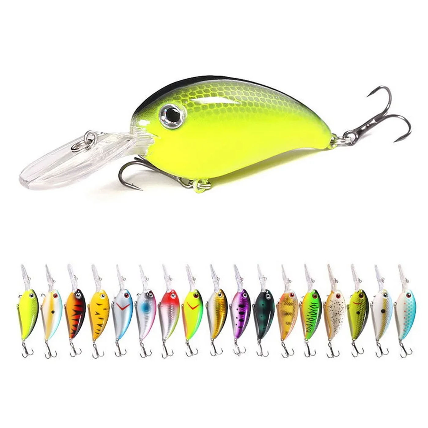 Description Picture 2 of item1pcs 100mm 14g Hard Bait Wobbler Artificial Fishing Lure Crank Jerkbait Baits Bass Trout Trolling Pesca Minnow Tackle Swimbait