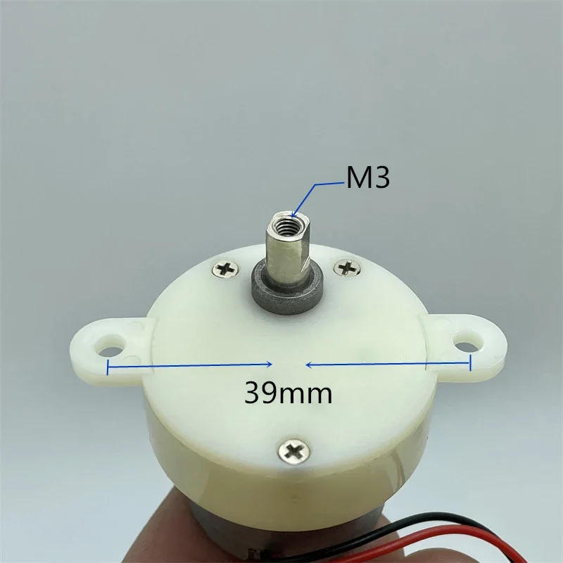 Description Picture 3 of itemMicro 300 Gear Motor DC 3V 5V 6V 29RPM Slow Speed Mini 32mm Turbo Worm Gearbox Gear Reduction Motor DIY Stage Lights Toy Model
