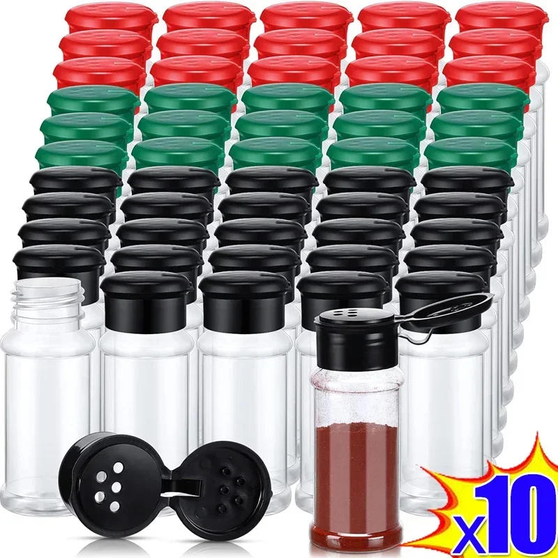 Description Picture 5 of itemPortable Jars for Spices Seasoning Shaker Bottles Plastic Salt and Pepper Shaker Barbecue Condiment Container for Kitchen Gadget